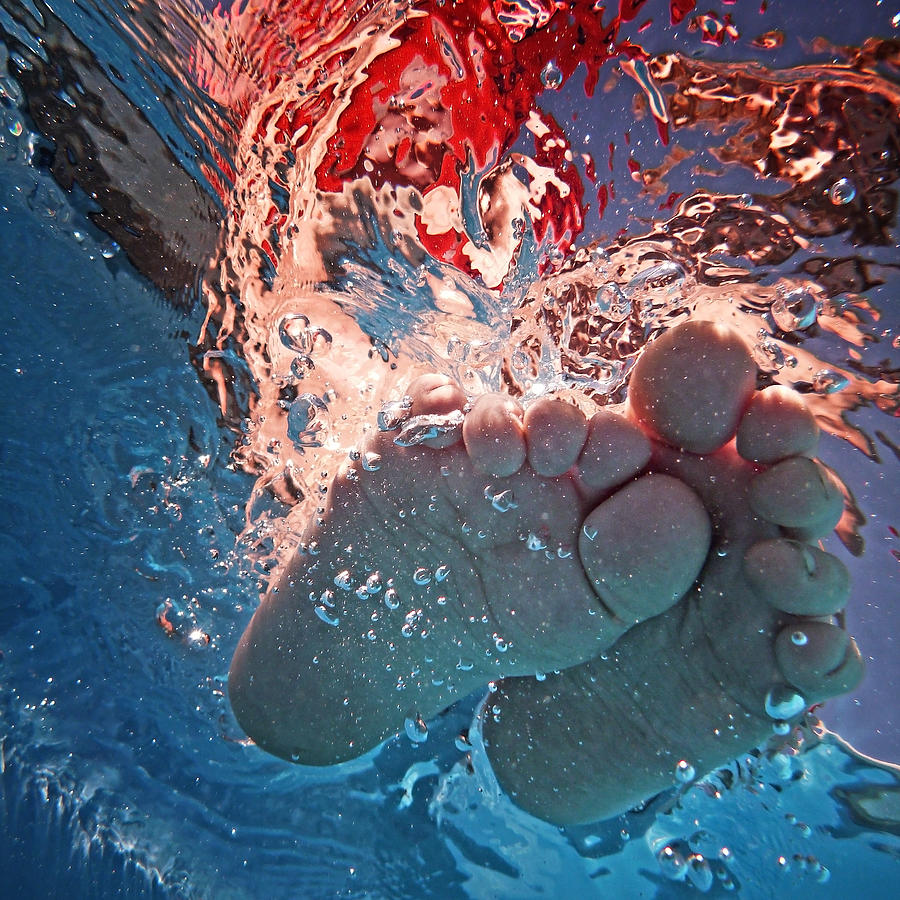 Splash ! Photograph by Christine Frick