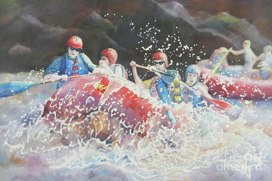 Splash Painting by Nancy Charbeneau