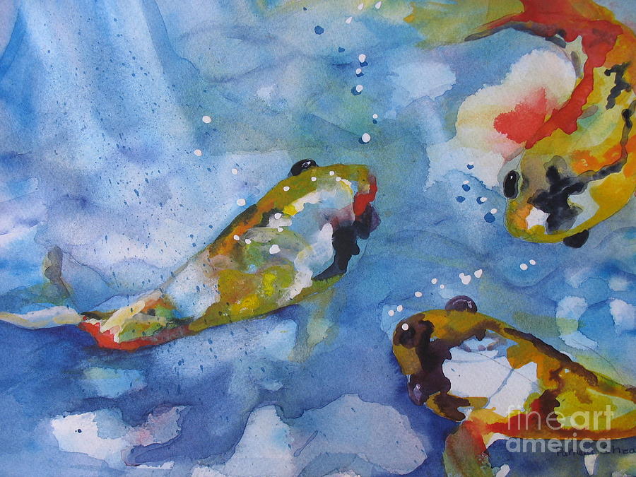Splash of Color Painting by Pamela Shearer
