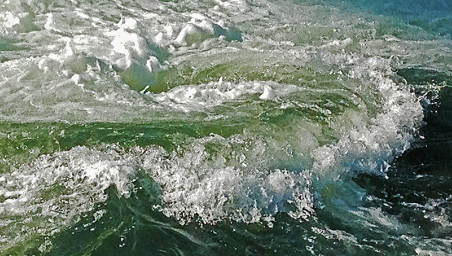 Splash of Spokane Falls Photograph by Kathryn Alexander MA