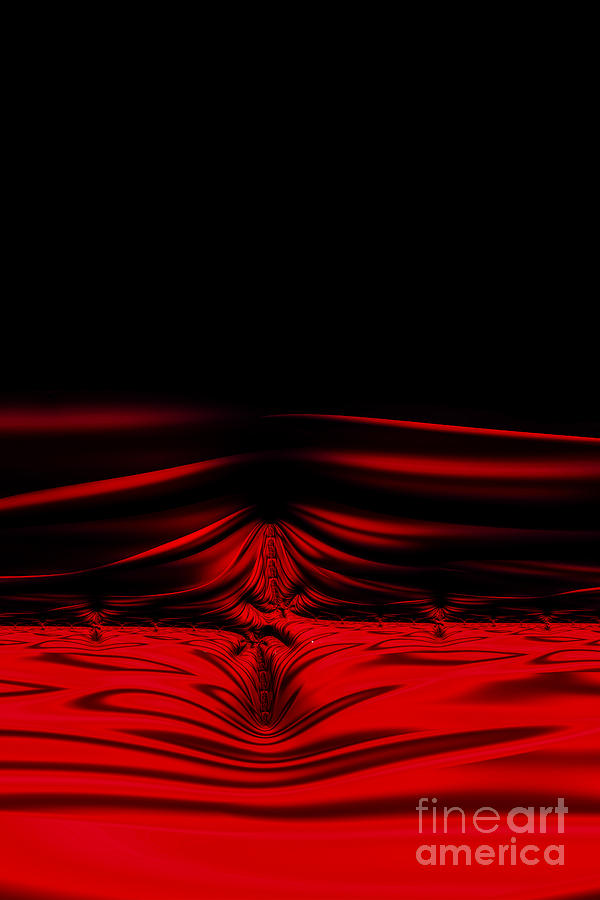 Splash Red Digital Art by Steve Purnell
