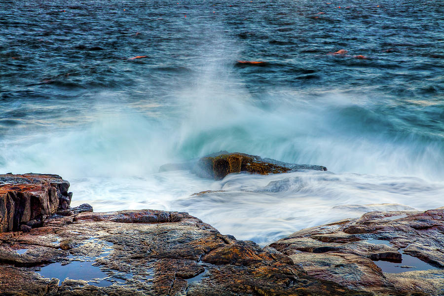Acadia National Park Photograph - Splash by Susan Cole Kelly