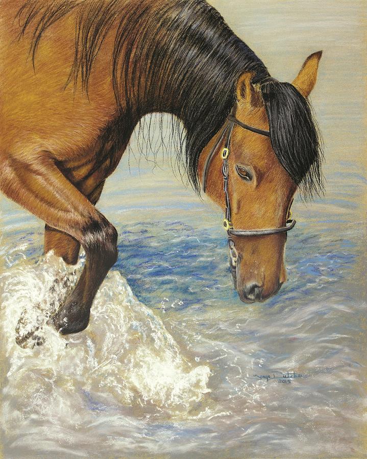 Splashing Good Time Pastel by Tonya Butcher - Fine Art America