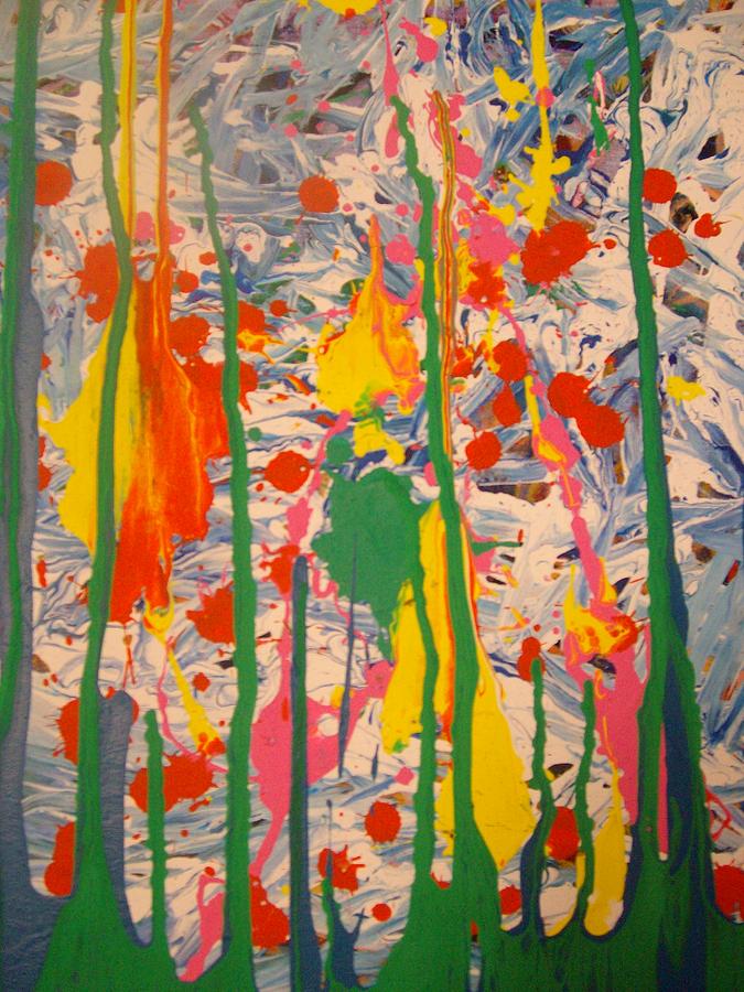 Splatter Painting - Splatter 1 by Samantha  Gilbert