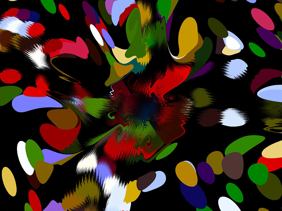 Splatter 2 Digital Art by Ester McGuire