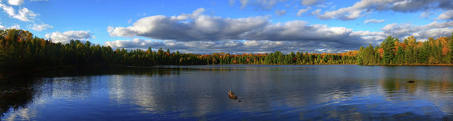 Splendid Autumn View Panoramic Photograph by Brook Burling