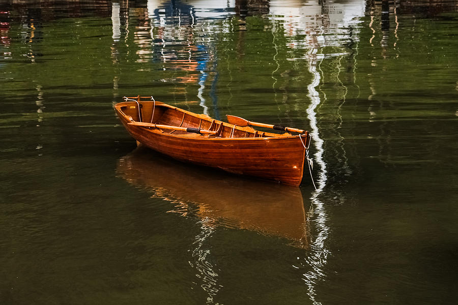 Red Boat Photograph by Karl Anderson