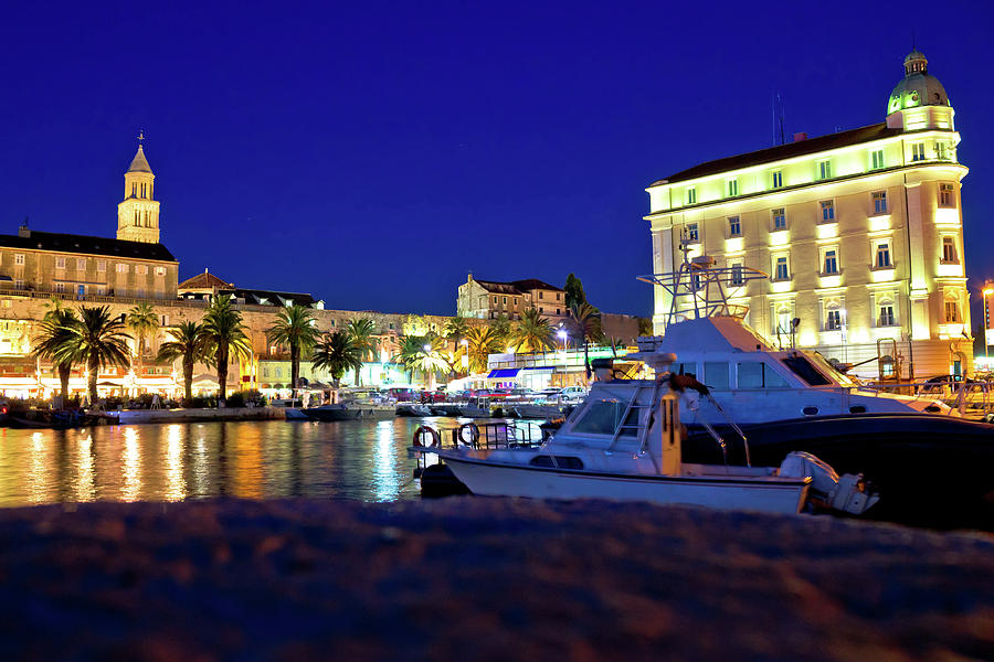 Split landmarks evening blue view Photograph by Brch Photography - Fine ...