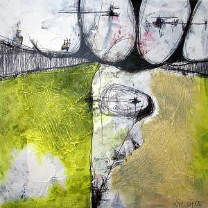 Abstract Impression Painting - Split Personalities II by Ron Weijers Abstract Impression Painting - Split Personalities II by Ron Weijers