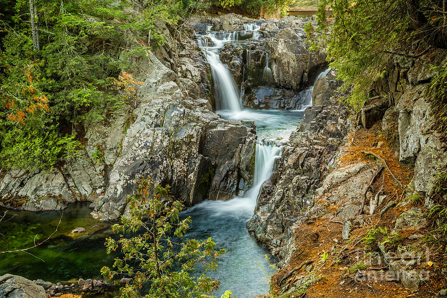 Nature Photograph - Split Rock Falls I by Karen Jorstad