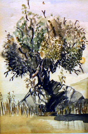 Split Rock Oak Painting by Steven Holder