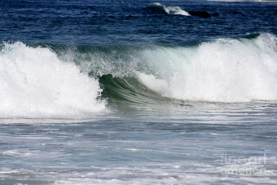 Beach Photograph - Split Wave by Mesa Teresita