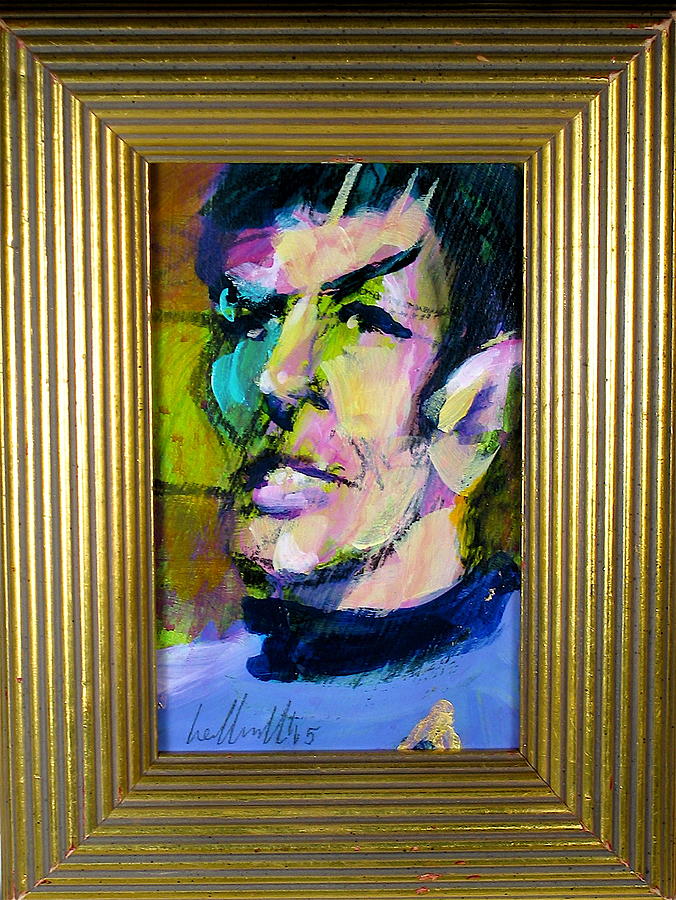 Spock Painting by Les Leffingwell