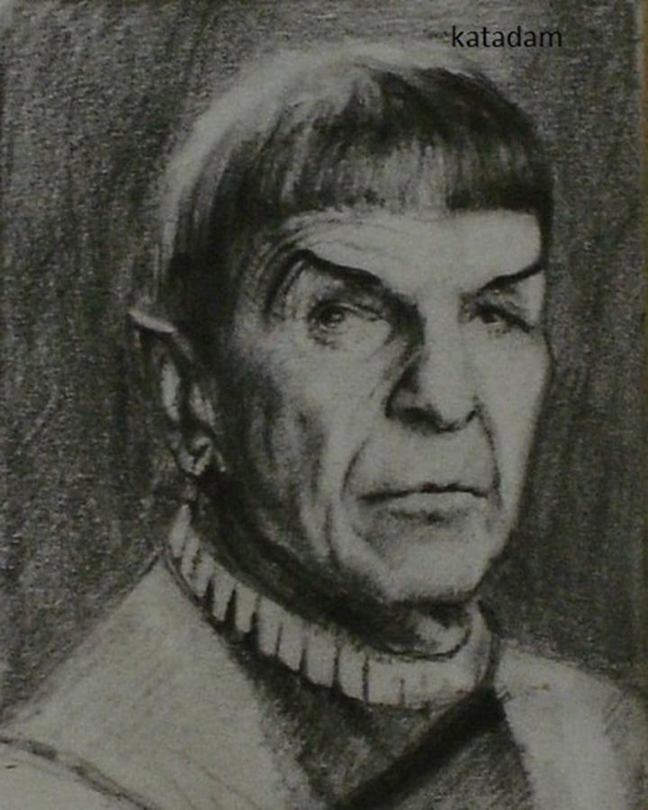 Movie Photograph - Spock #spock #startrek by Kata Adam