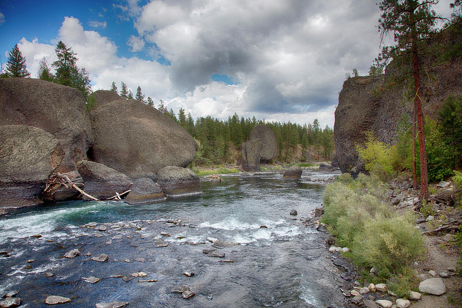 Spokane River Photograph by Hugh Smith