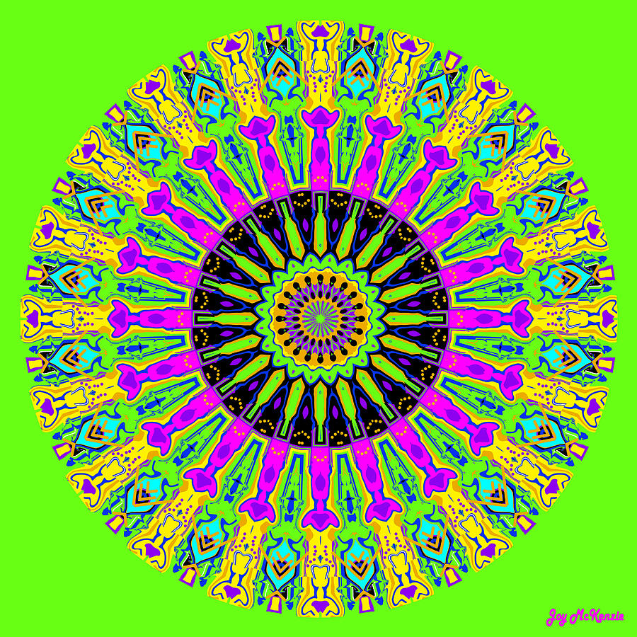 Spokes Digital Art by Joy McKenzie Fine Art America