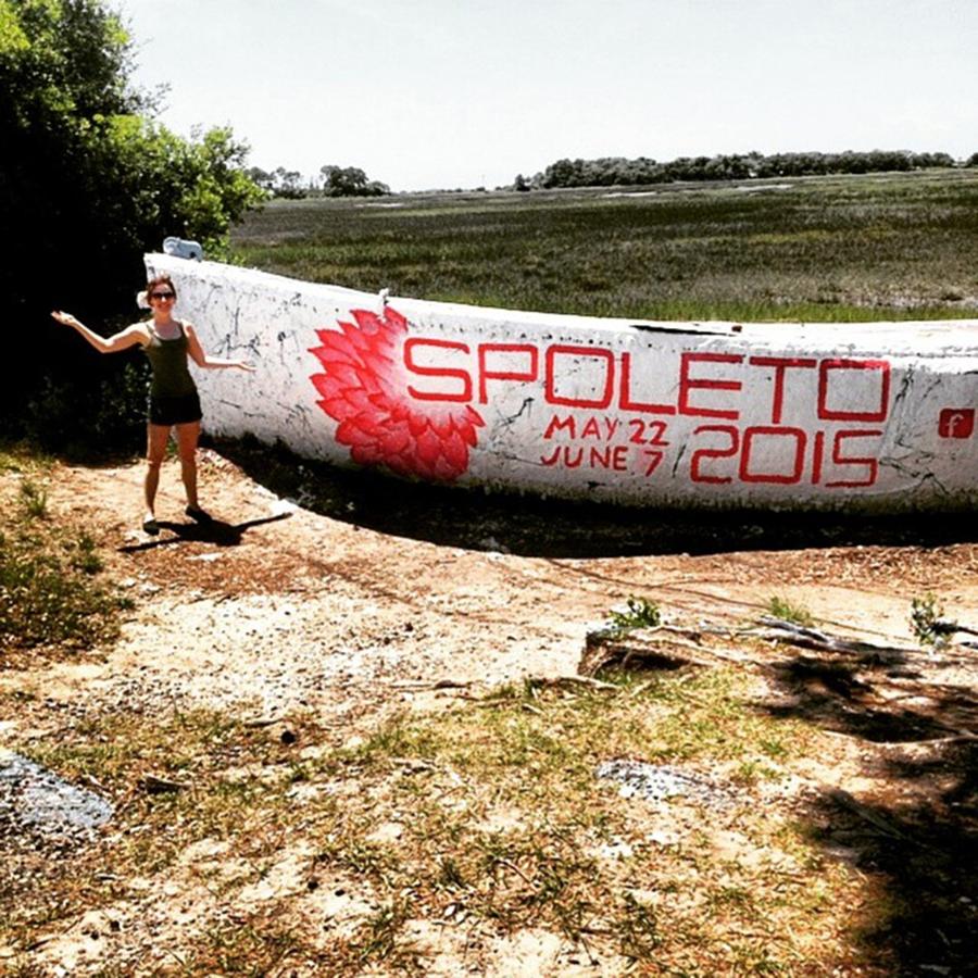 Spoleto Photograph - Spoleto #2015 Ended Yesterday.  Here A by Folly Boat