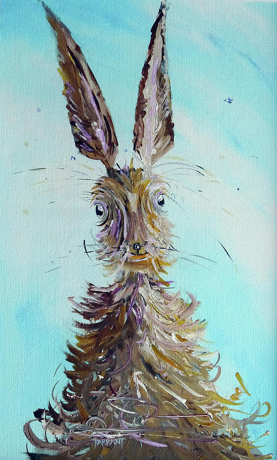 Spooked Hare Painting by Peter Tarrant - Fine Art America