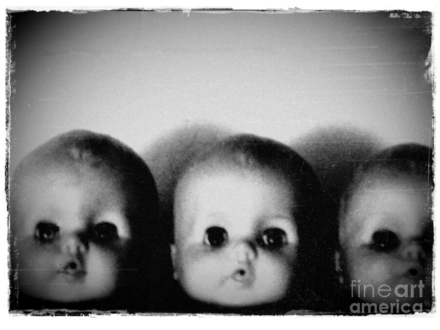 Spooky Doll Heads 2 Photograph by Patricia Strand