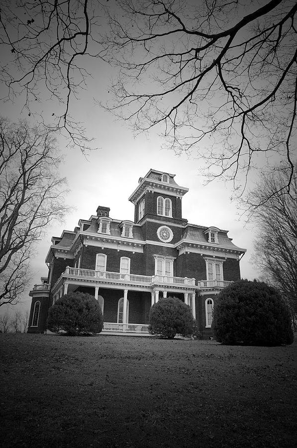 Spooky Mansion on the Hill Photograph by Darrell Young