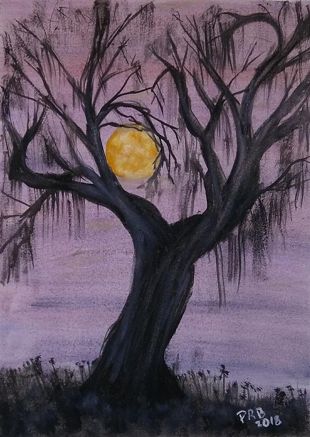 Spooky Painting By Pamula Reeves Barker