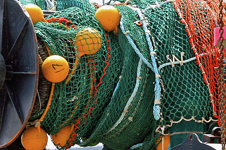 Spool of Buoys and Nets Photograph by Kami McKeon