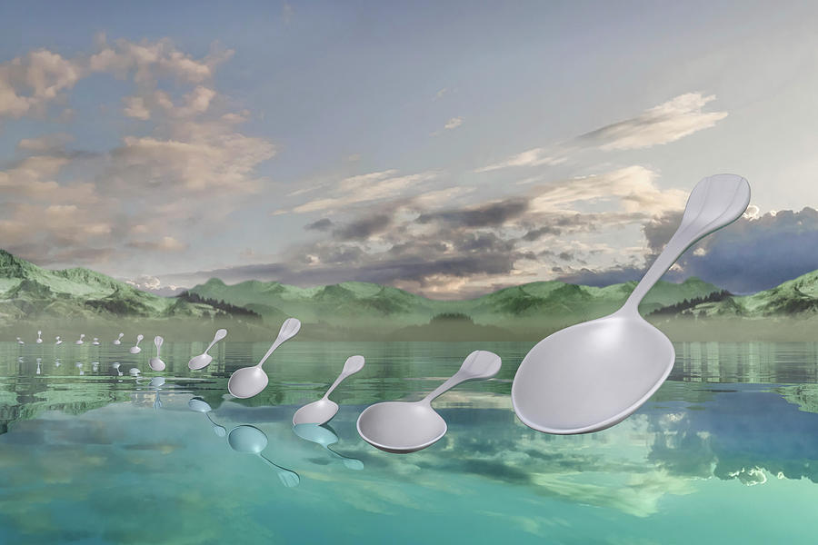 The Silver Spoon Bridge Digital Art