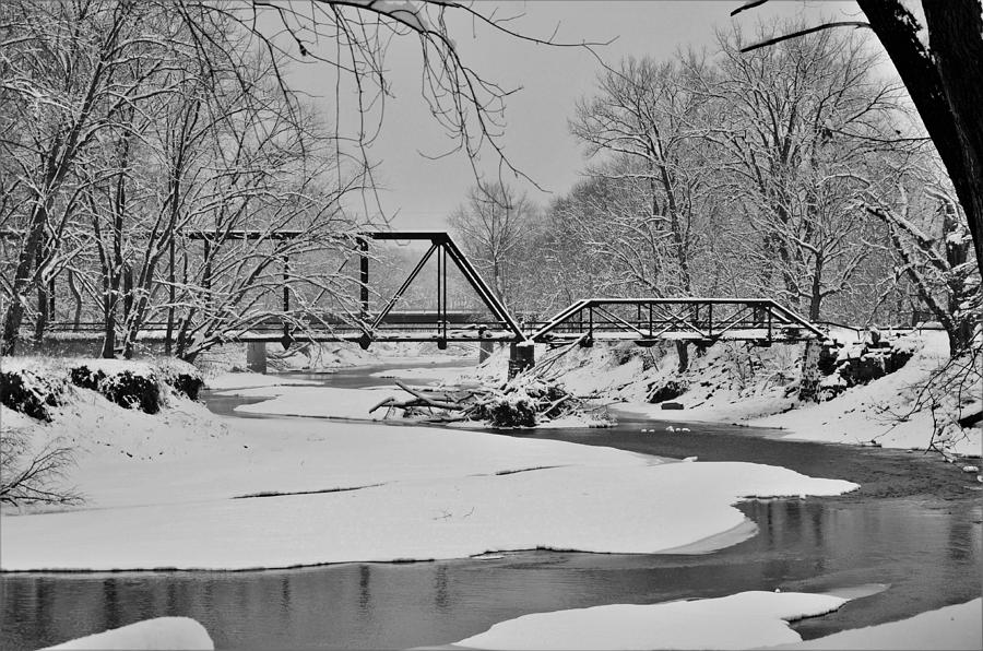 Spoon River bridge Photograph by Dwight Eddington - Fine Art America