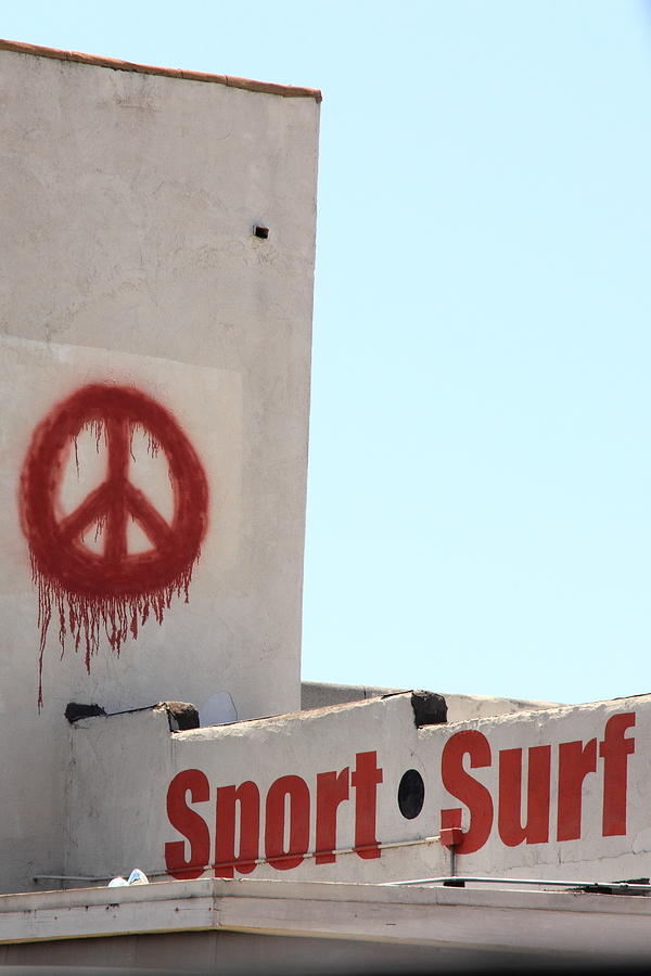 Sport Surf Peace Photograph by Kreddible Trout