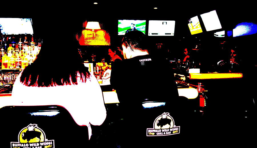 Sports Bar life Relief by Donna Spadola