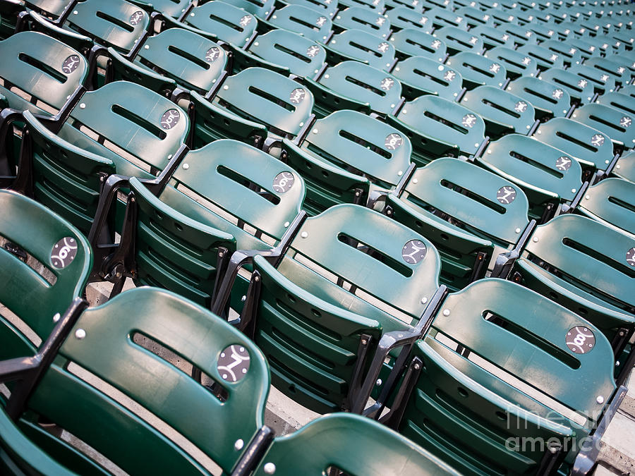 Sports Stadium Seats Photo Photograph by Paul Velgos