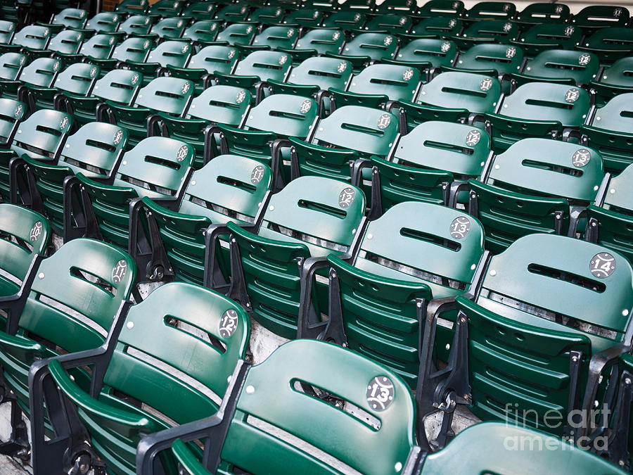 Baseball Photograph - Sports Stadium Seats Picture by Paul Velgos