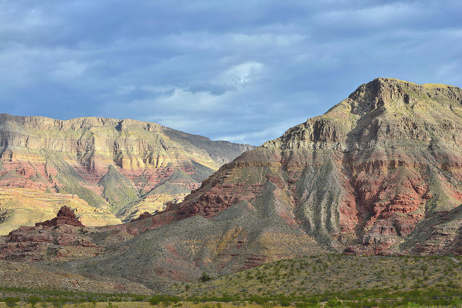 Spotlight on Virgin River Canyon Photograph by Ray Mathis
