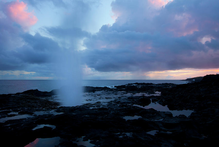 Spouting Horn Sunset Photograph by Mike Dawson