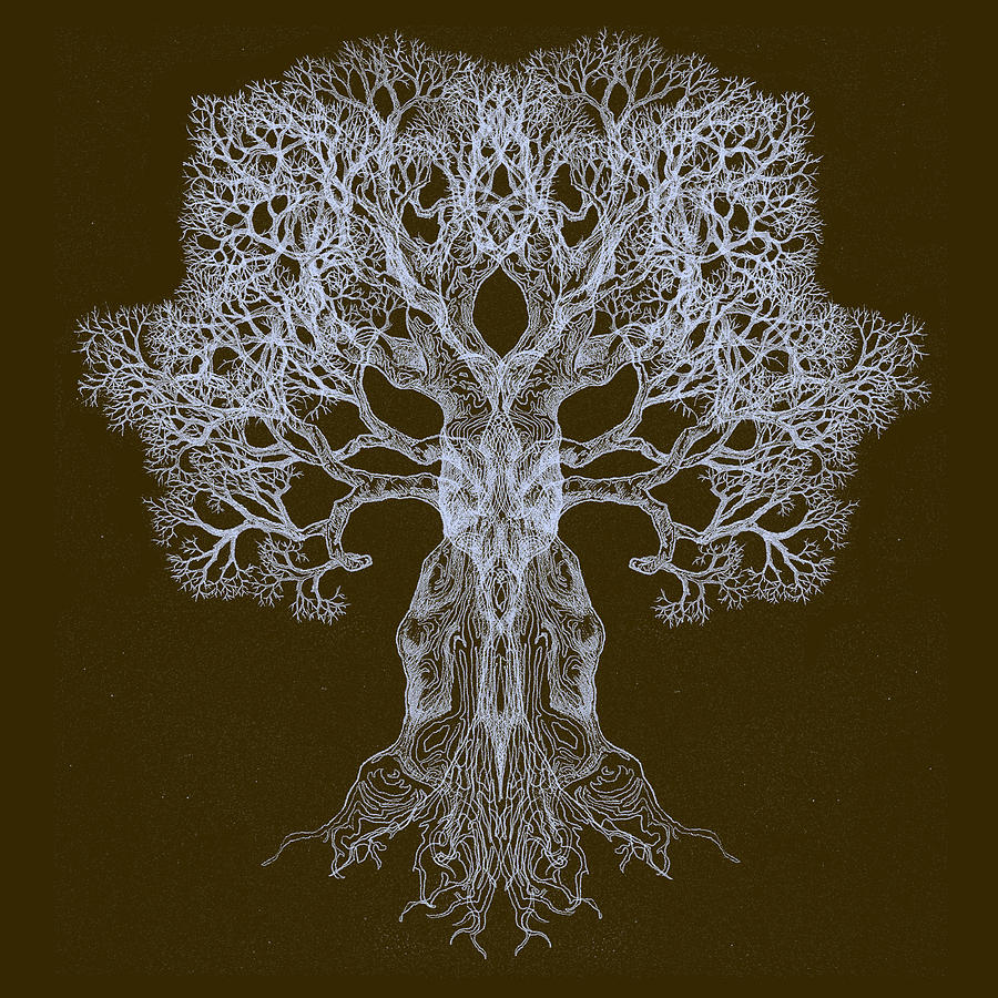 Spreading in Every Direction Tree 13 Hybrid 3 Digital Art by Brian Kirchner