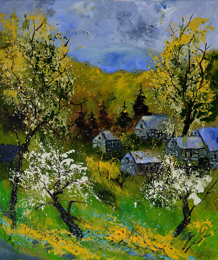 Spring 6771 Painting by Pol Ledent