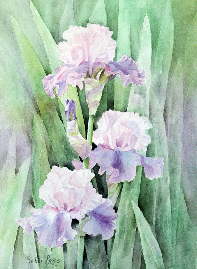 Iris Painting - Spring Abounds by Bobbi Price