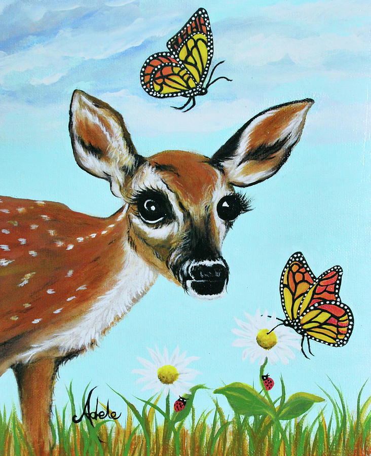 Spring Painting by Adele Moscaritolo