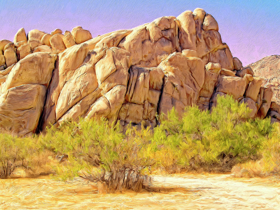 Spring at Joshua Tree Painting by Dominic Piperata | Fine Art America