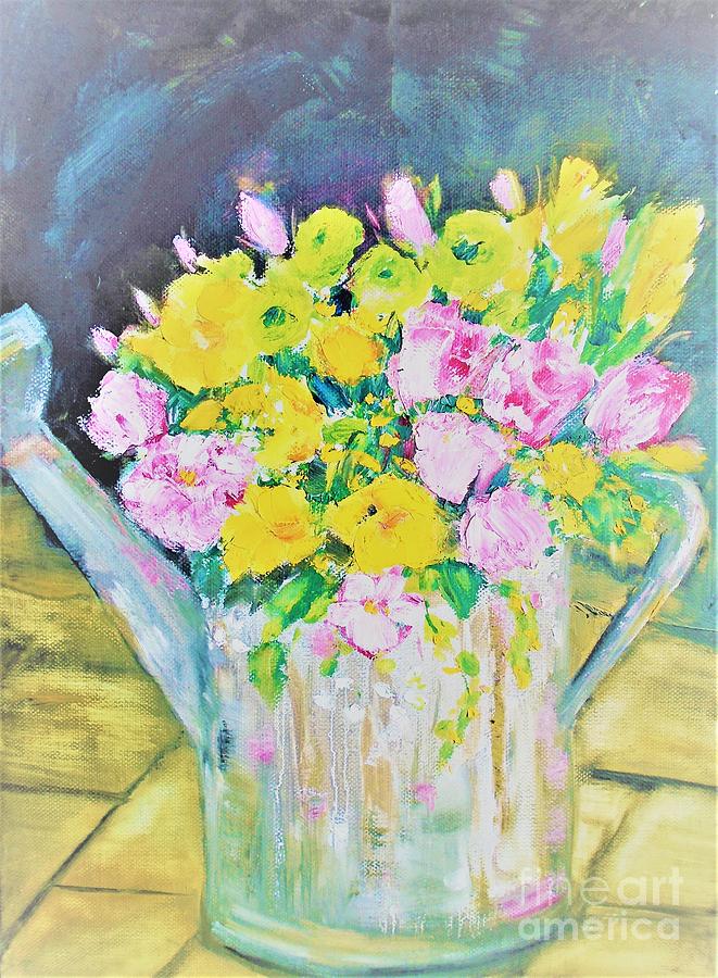 Spring at Last Painting by Angela Cartner
