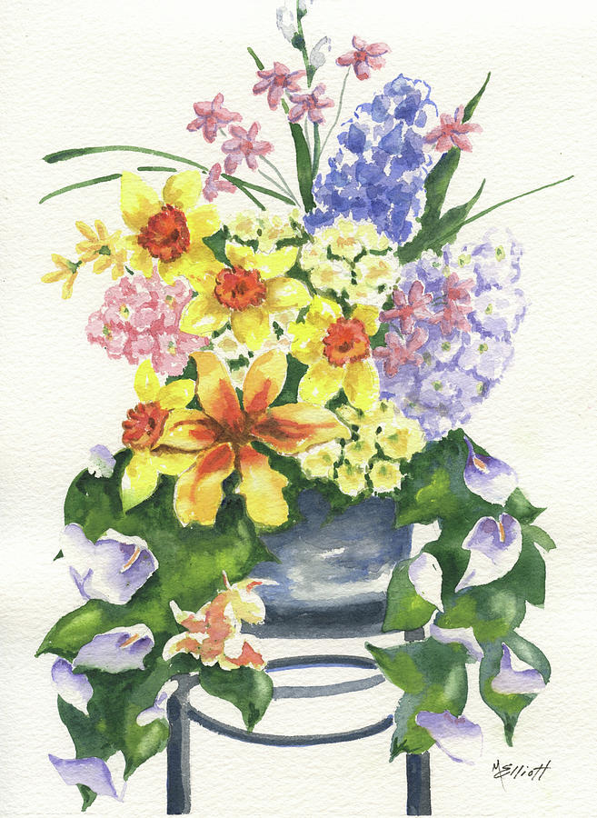 Spring At Last Painting by Marsha Elliott