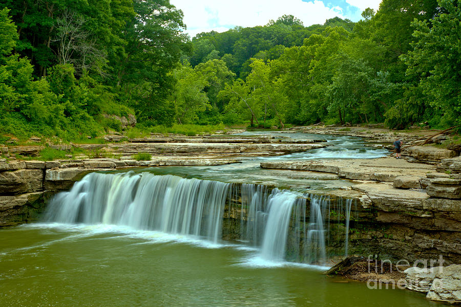 Spring At Lower Cataract Falls Photograph by Adam Jewell