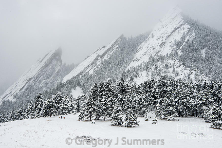 Spring At The Flatirons Photograph by Greg Summers