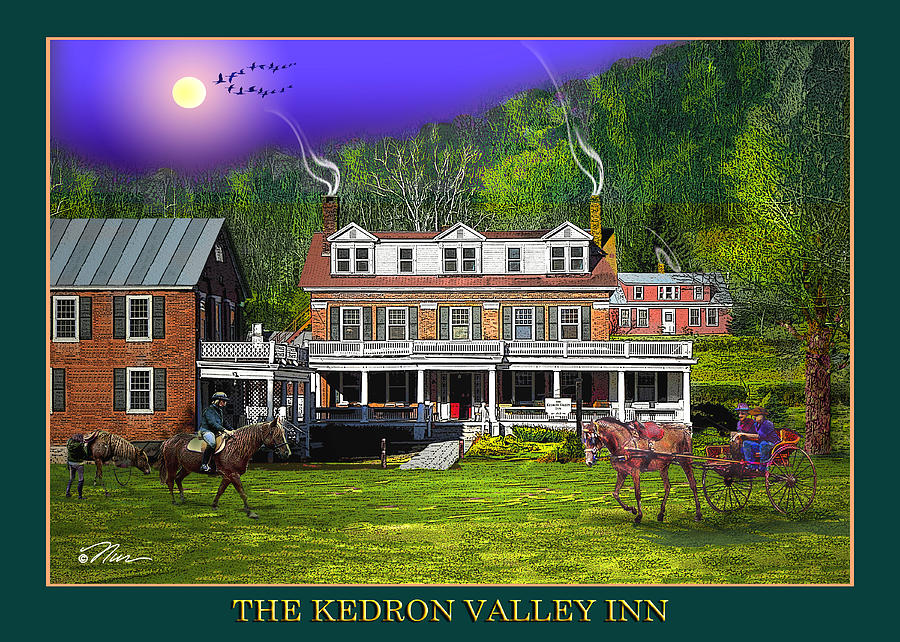 Spring at the Kedron Valley Inn Photograph by Nancy Griswold
