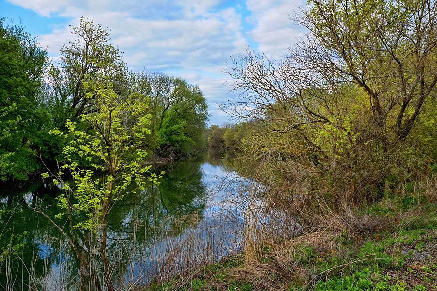Spring Landscape Photograph - Spring At Tinicum  by Lanis Rossi