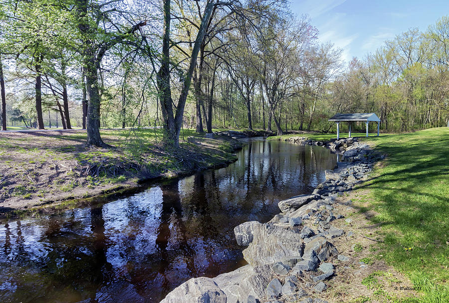 Spring At Unicorn Stream Pano Photograph by Brian Wallace