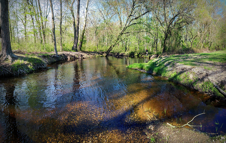 Spring Beginning Unicorn Stream Pano Photograph by Brian Wallace