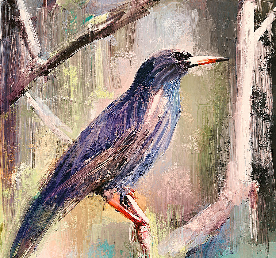 Spring bird Digital Art by Yury Malkov