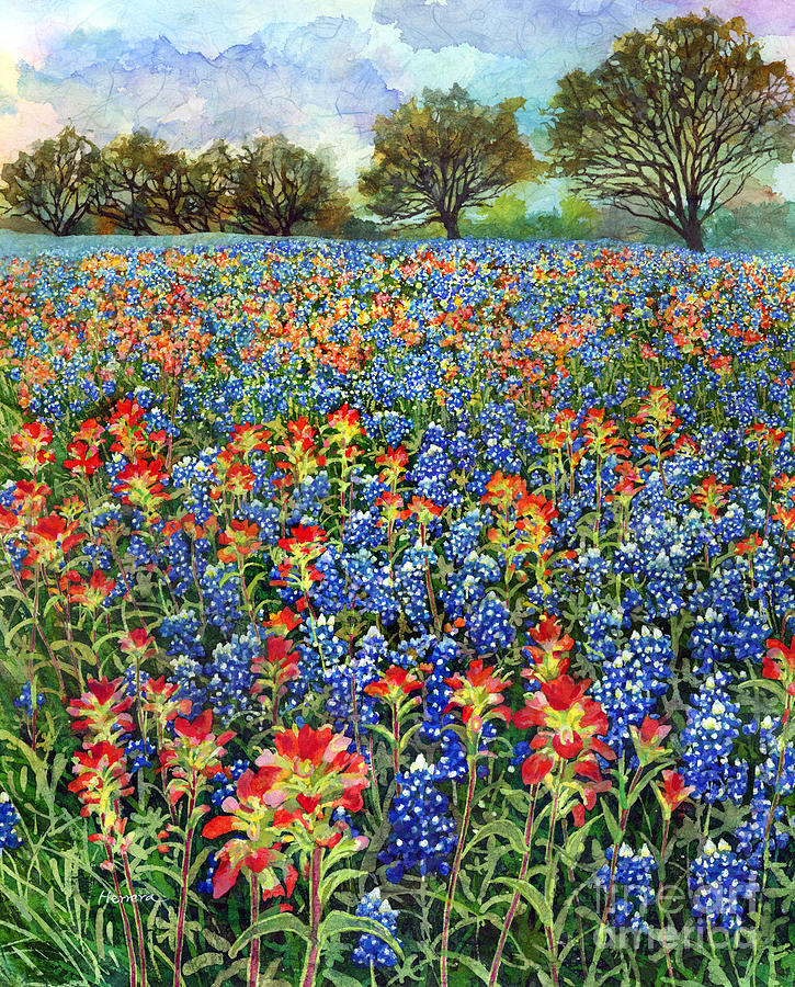 Wild Flower Painting - Spring Bliss by Hailey E Herrera