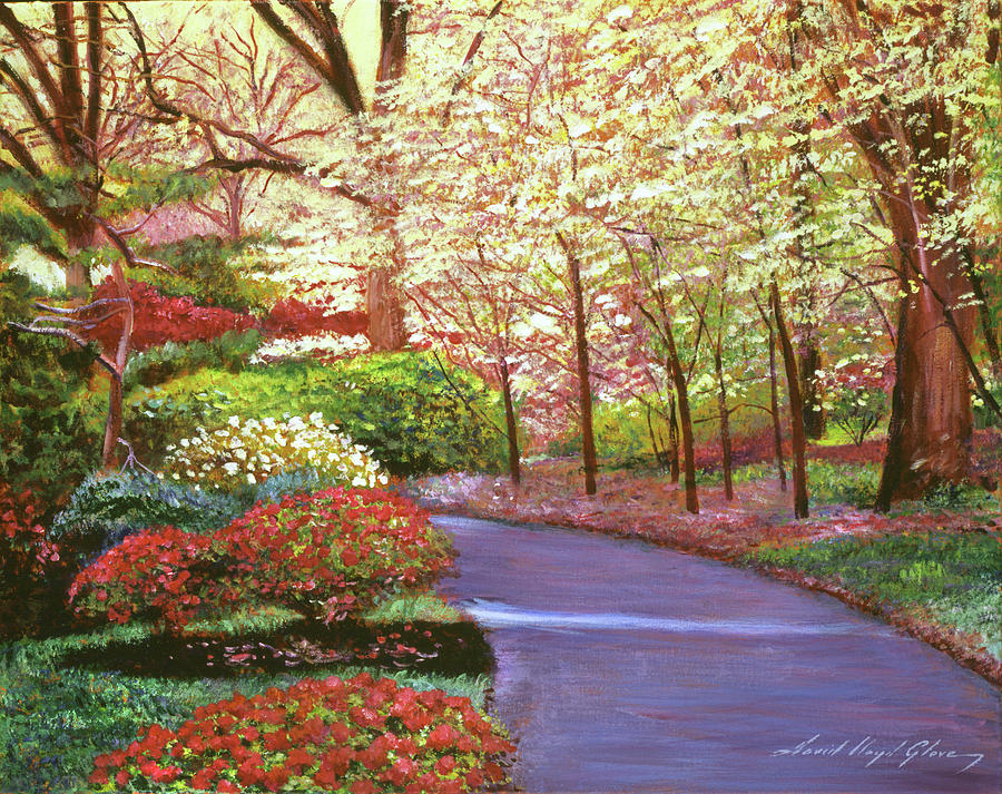 Spring Blossom Impressions - Central Park Painting